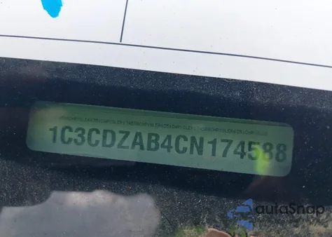 2012 Dodge Avenger Se z USA, uszkodzony, nr VIN 1C3CDZAB4CN174588